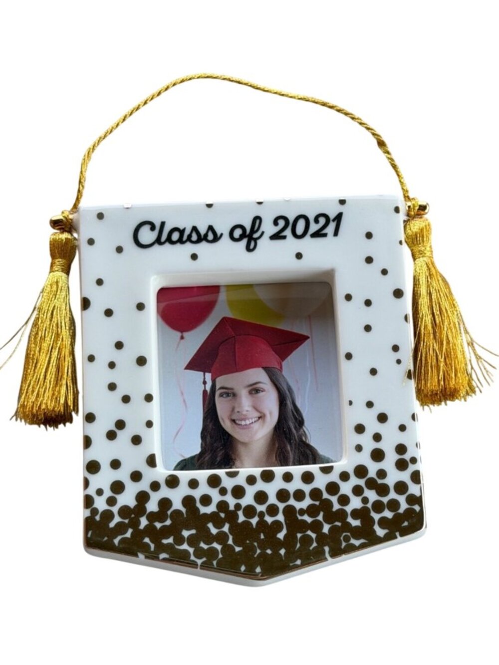 Class of 2021 Hallmark "Congrats, Grad!" Photo Holder Christmas Tree Ornament